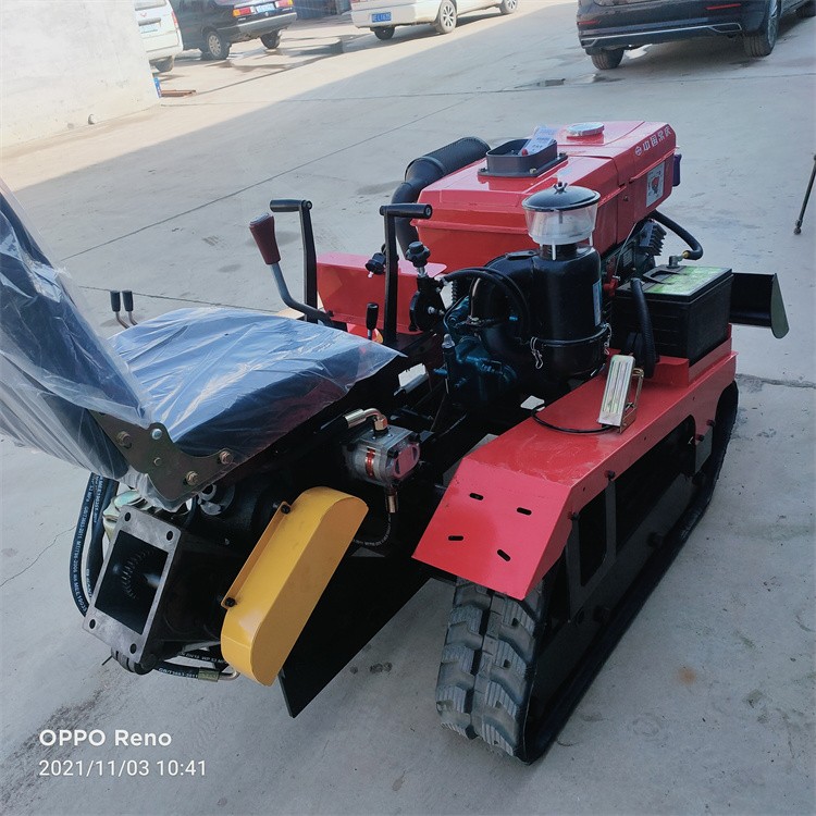 履带式旋耕起垄机小壮工xg-38 小型四驱犁地耕田一体机图2