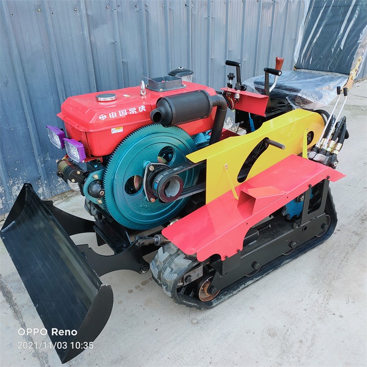 履带式旋耕起垄机小壮工xg-38 小型四驱犁地耕田一体机图5