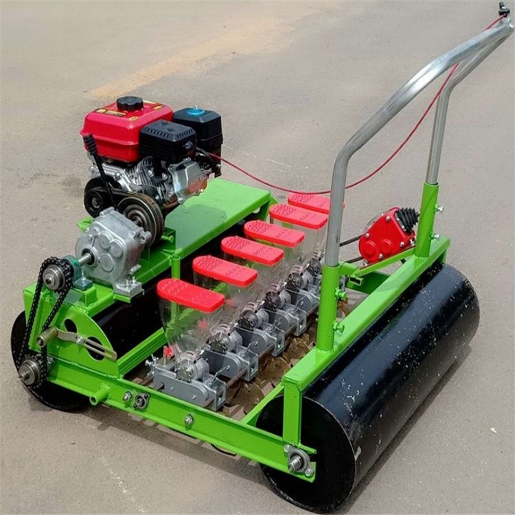 株距行距可调蔬菜精播机 十行药材种子种植机 自走式播种机百大工厂-迎新春 工厂购重磅来袭！图2
