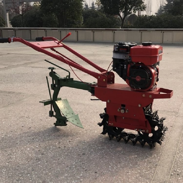 单轮链轨式微耕机 小红牛耕地机 多功能小型犁地机图4