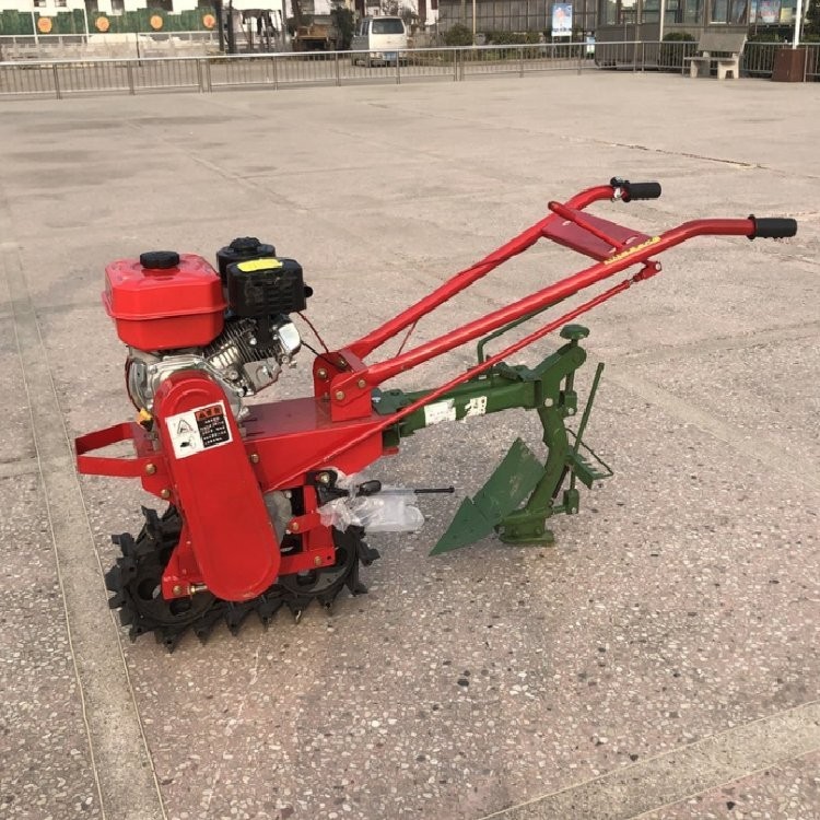 单轮链轨式微耕机 小红牛耕地机 多功能小型犁地机图3