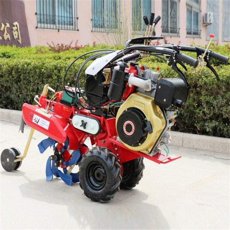 林园除草旋耕机 松土犁地机 192型柴油开沟机 起垄机图4