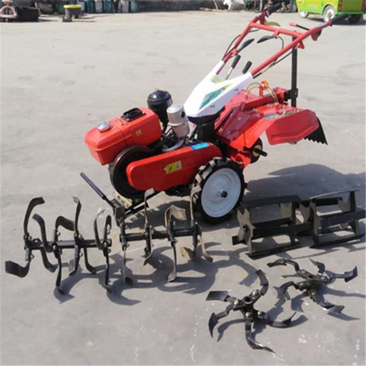 林园除草旋耕机 松土犁地机 192型柴油开沟机 起垄机图3