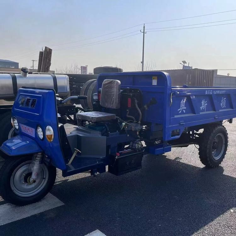 三轮翻斗车 柴油三轮车厂家 动力强劲 奥斯顿 养殖，农用图3