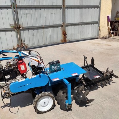 宇诺 192F链条式自来水管道挖沟机 链条开沟机 山药种植刨沟机