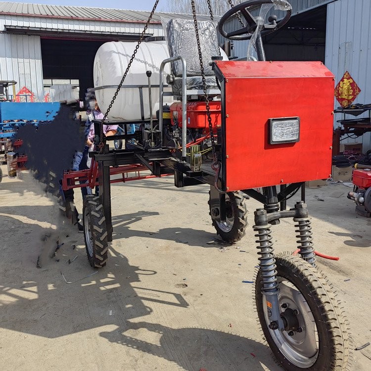 大容量乘坐式农药喷洒车 高架农田喷药机 移动式四轮打药机图4