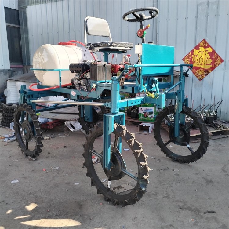 大容量乘坐式农药喷洒车 高架农田喷药机 移动式四轮打药机图5