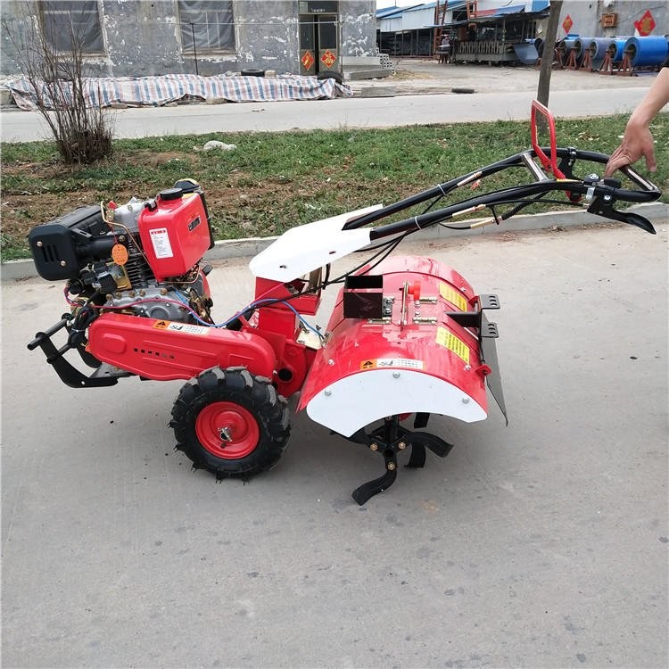四驱耙地微耕机 农用开沟除草起垄机 大棚柴油松土翻地机图5