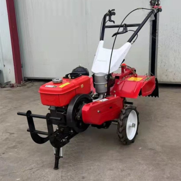 四驱耙地微耕机 农用开沟除草起垄机 大棚柴油松土翻地机图4