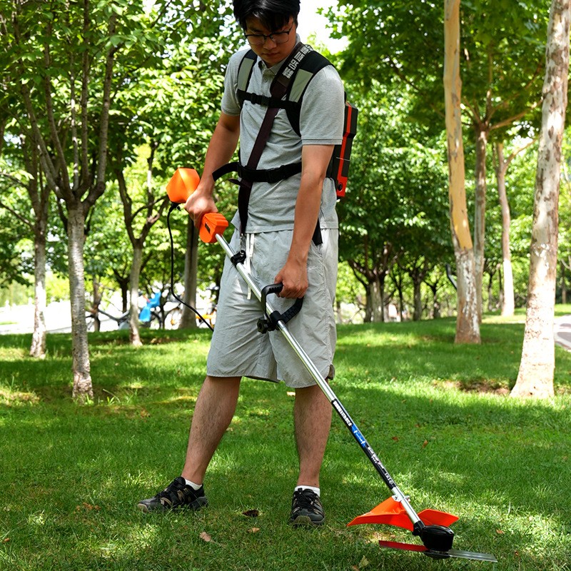 中村一郎电动割草机背负式除草机锂电割草机充电式果园打草机图4