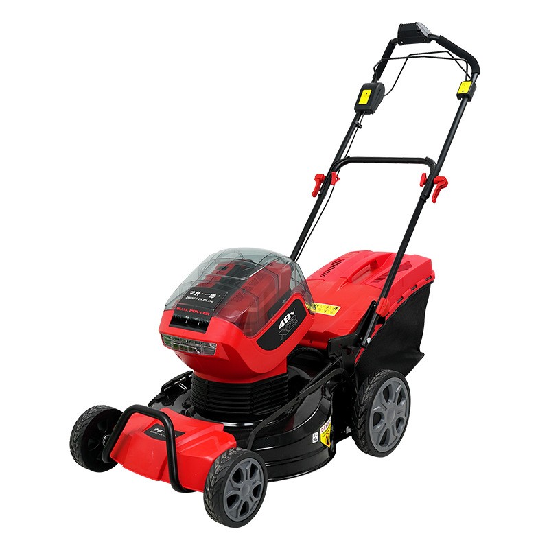 中村一郎自走式草坪修剪机电动割草机大功率手推草坪机锂电除草机图5