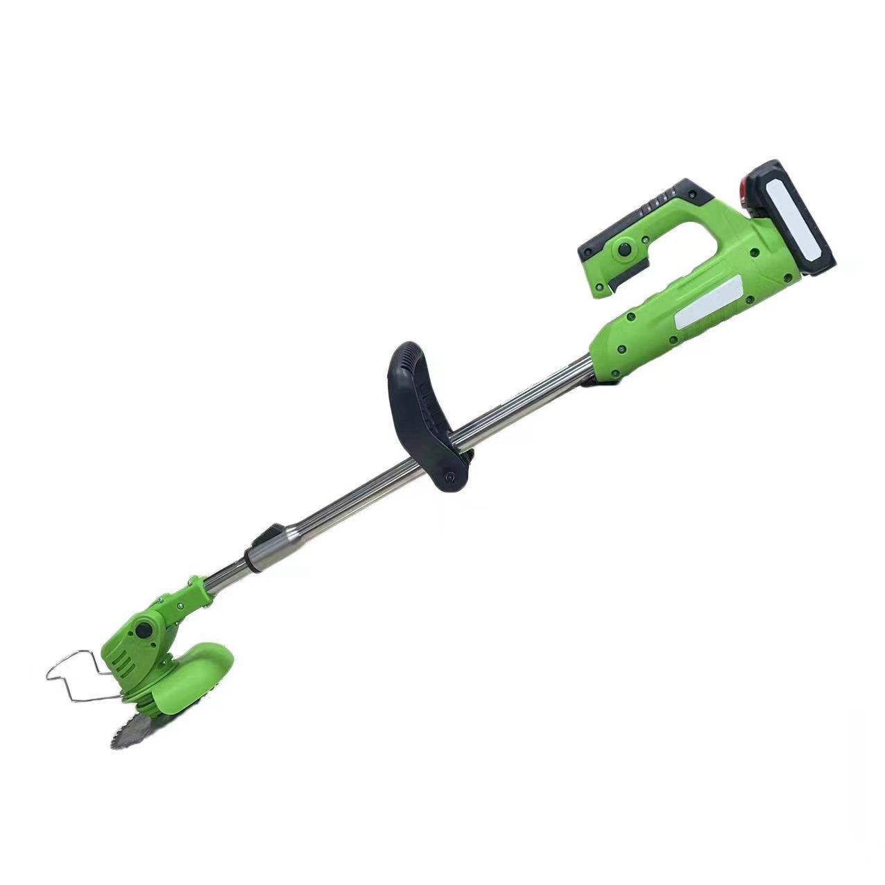 家用农用手提式小型除草机充电锂电池无线割草机21V二电1充割草机图3