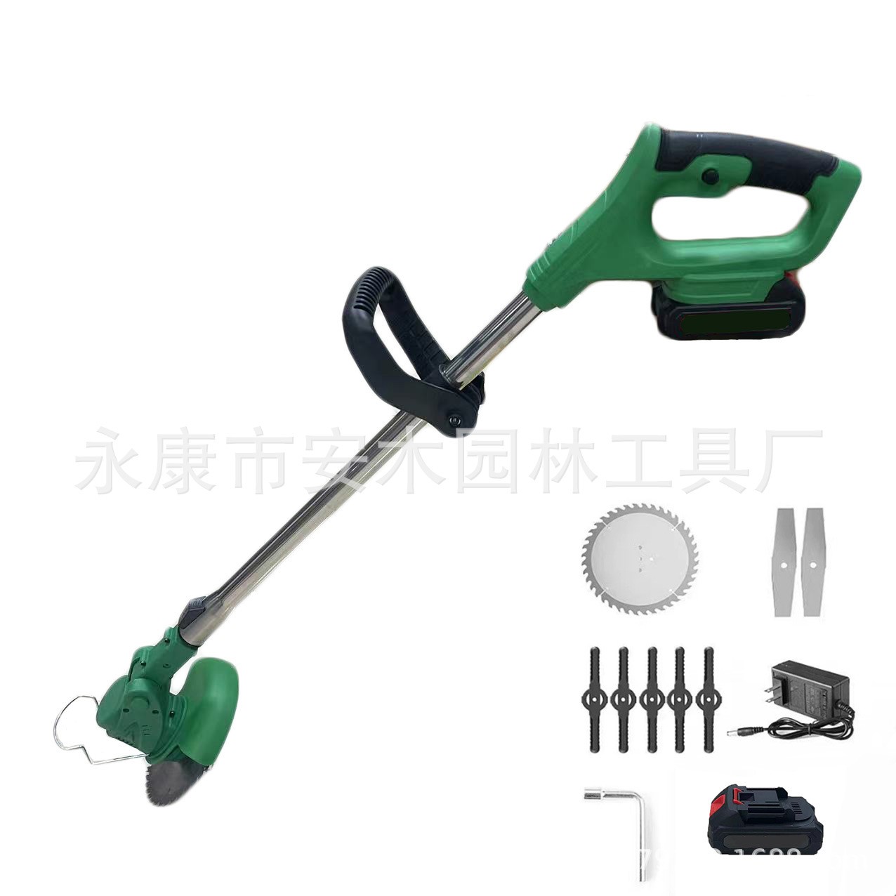 跨境供应锂电式割草机便携式多功能充电除草机Charging Weeder图2