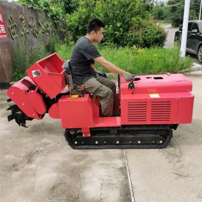 大棚多功能田园管理机 遥控履带旋耕机 为民机械 工厂供应