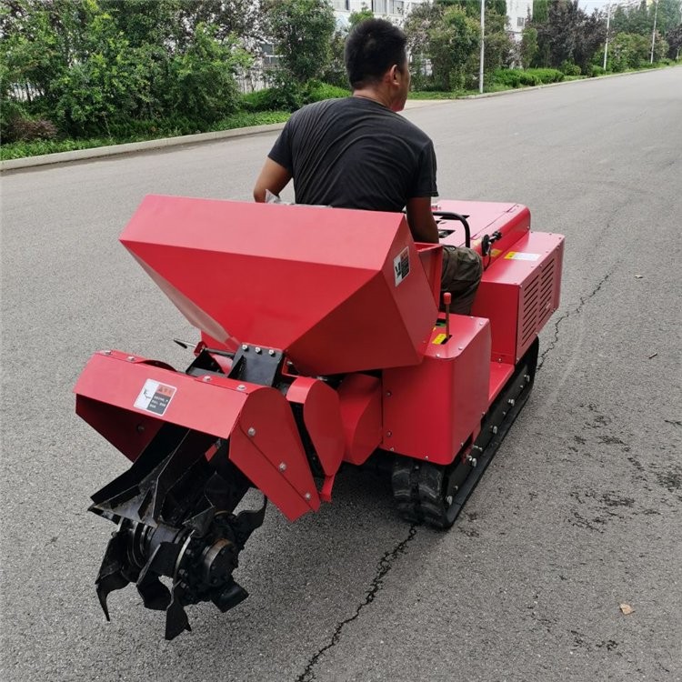大棚多功能田园管理机 遥控履带旋耕机 为民机械 工厂供应图2