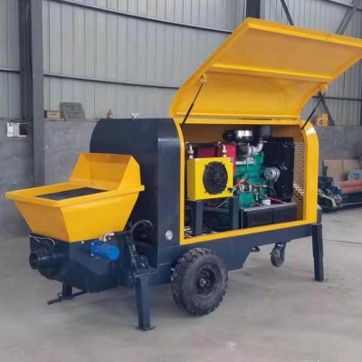 冠甄 100型混凝土输送泵 建筑机械工程大型混泥土泵砂浆灌浆机