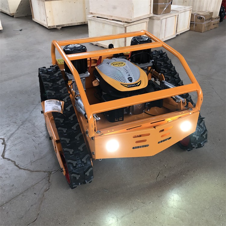 遥控割草机 9马力无刷电机履带式修剪机械 外形美观图3