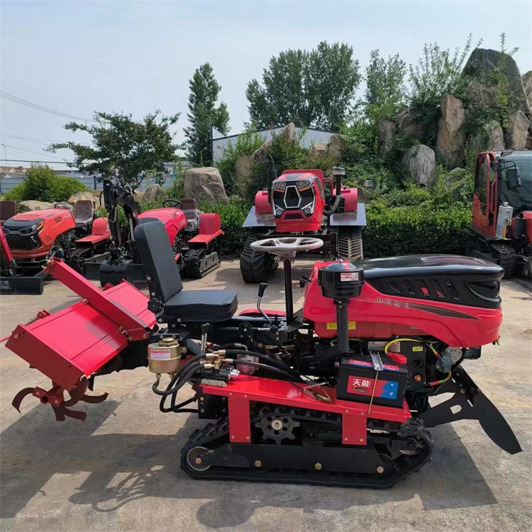 履带式微耕机 多功能水旱两用旋耕机 使用寿命长图1