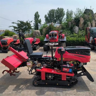 履带式微耕机 多功能水旱两用旋耕机 使用寿命长