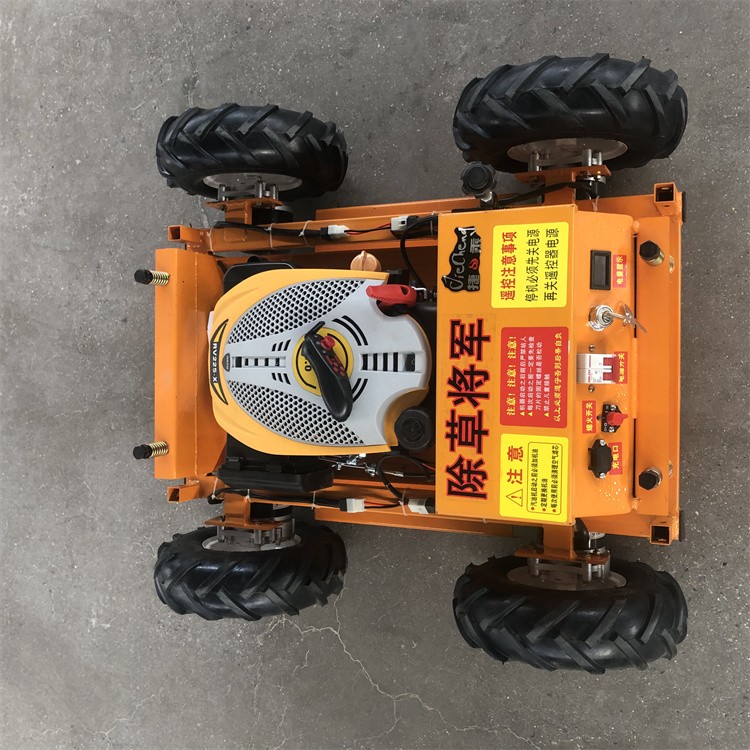 农业割草机 充电式履带堤坡园林开荒除草机 操作简单图3