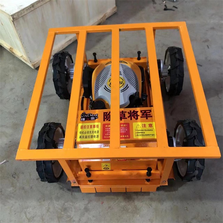 农业割草机 充电式履带堤坡园林开荒除草机 操作简单图2