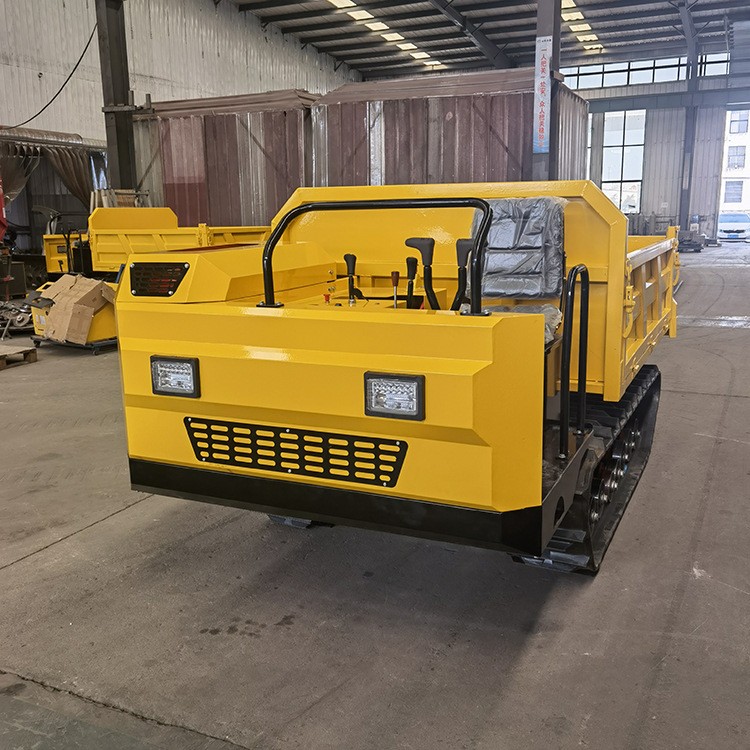 工程农用履带运输车山地果园爬山虎搬运车小型手扶式履带拖拉机图2