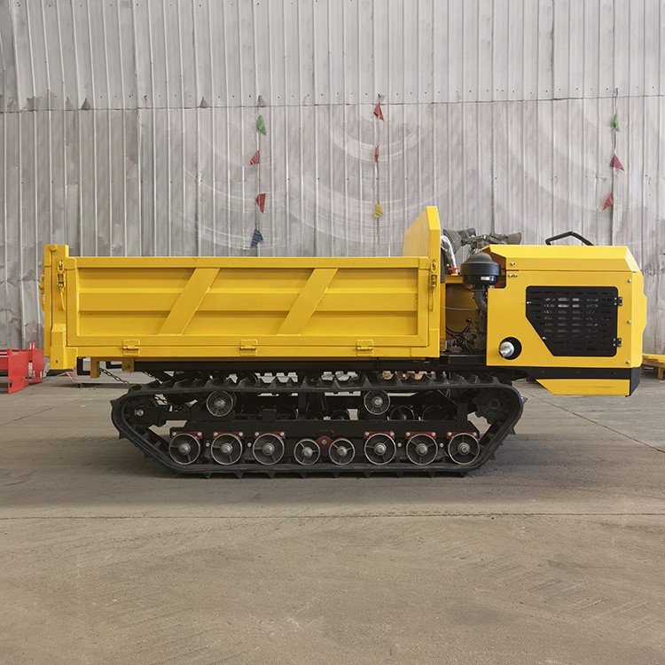 工程农用履带运输车山地果园爬山虎搬运车小型手扶式履带拖拉机图3