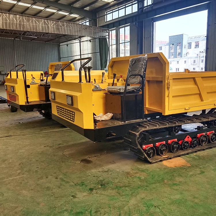 工程农用履带运输车山地果园爬山虎搬运车小型手扶式履带拖拉机图4