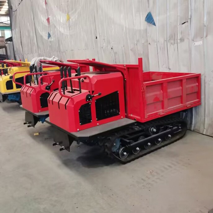 液压自卸农用搬运车林地农田果园爬坡王小型手扶履带运输车爬山虎图2
