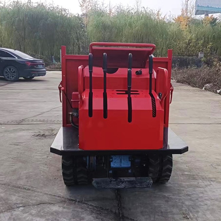 液压自卸农用搬运车林地农田果园爬坡王小型手扶履带运输车爬山虎图4