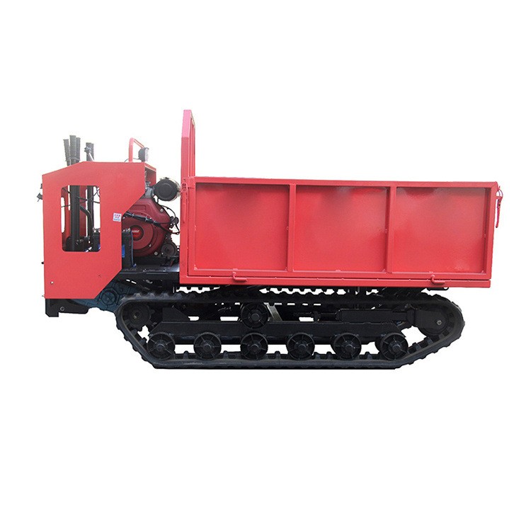 液压自卸农用搬运车林地农田果园爬坡王小型手扶履带运输车爬山虎图5