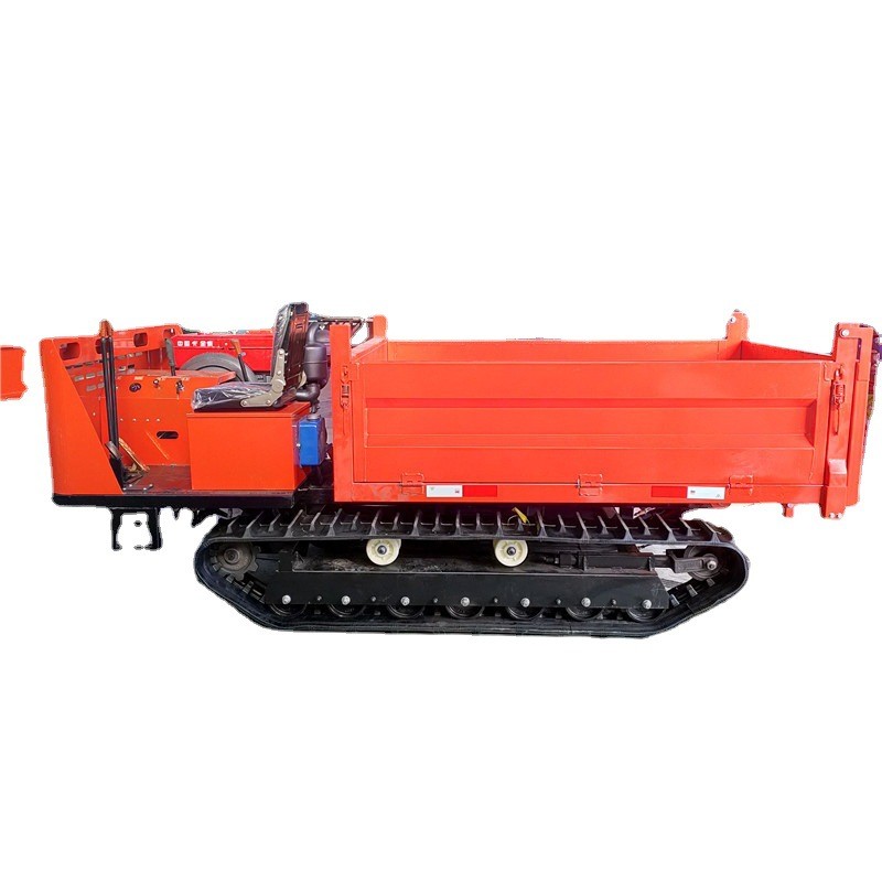 1吨2吨全地形履带运输工厂 3吨四不像自卸履带爬山虎图5