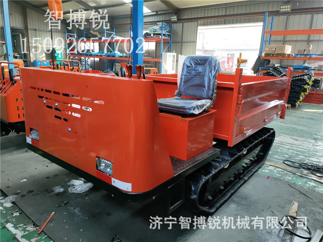 1吨2吨全地形履带运输工厂 3吨四不像自卸履带爬山虎图3