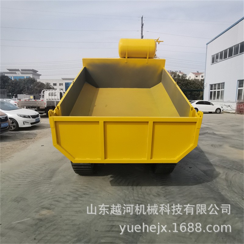 越河YH-LYQ8G型 工程橡胶履带 履带运输车果园 履带自卸爬山虎图3
