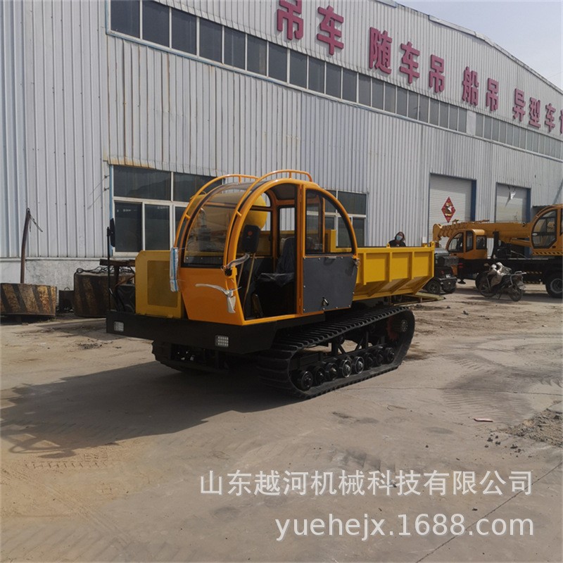 越河YH-LYQ8G型 工程橡胶履带 履带运输车果园 履带自卸爬山虎图5