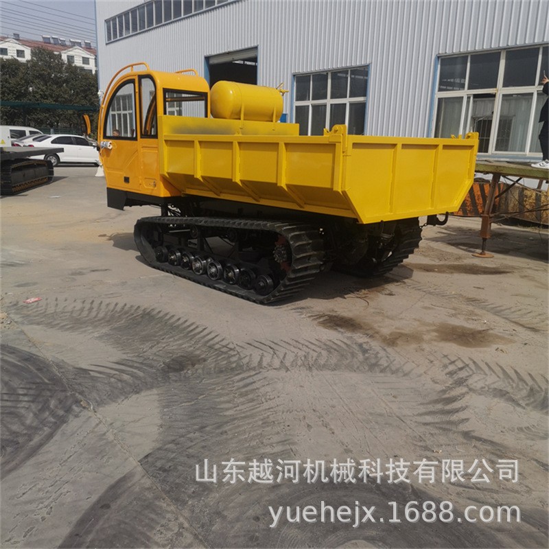越河YH-LYQ8G型号8T液压翻斗自卸车产品载重8000kg 履带运输车图3