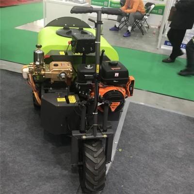 喷雾扇形打药机手拉式自走风送果树打药机果园手牵式柴油式喷雾机