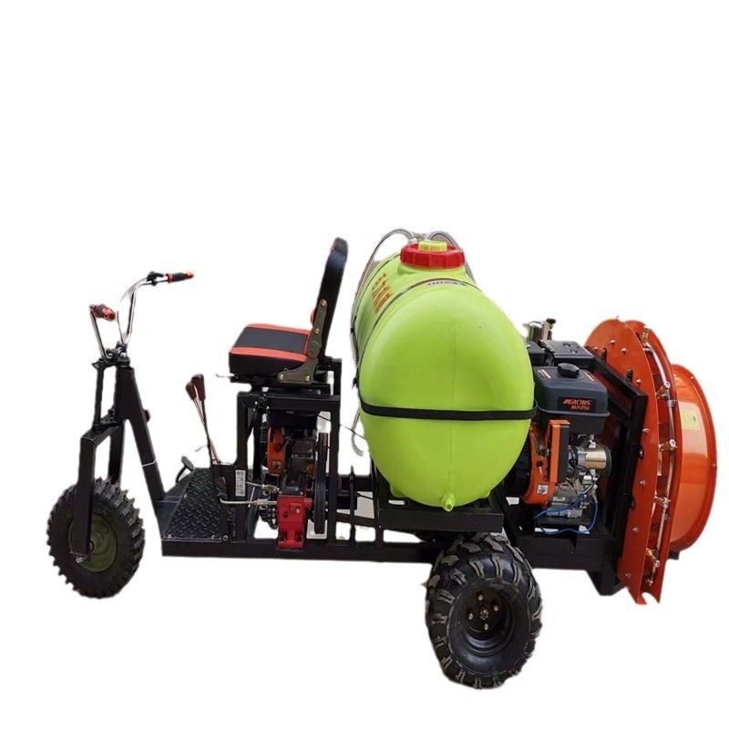 果树打药车柴油风送喷雾器新款乘坐式果园打药机风送式高压打药机图4