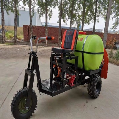 果树打药车柴油风送喷雾器新款乘坐式果园打药机风送式高压打药机