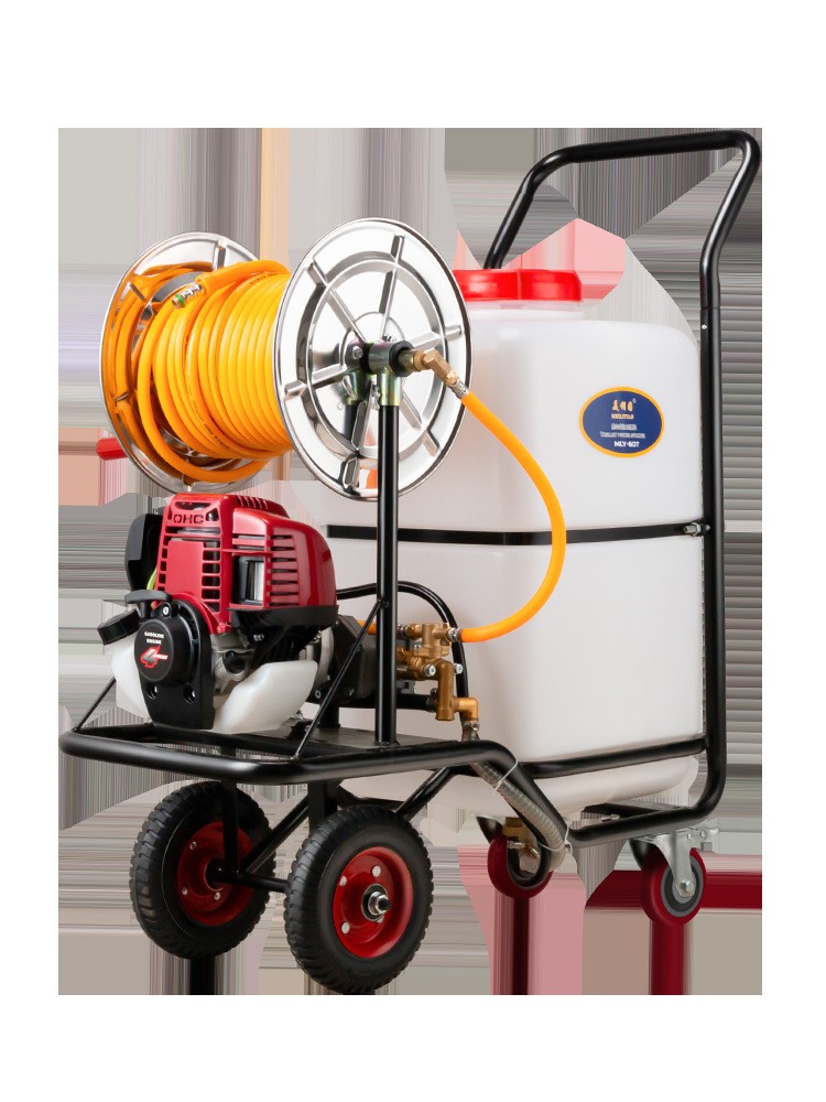 汽油打药机 农用高压手推式喷雾器 60L四冲程打药消毒一体机图4