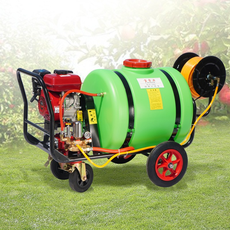 园林喷雾器 手推式高压汽油打药机 联农动力养殖消毒机包邮图5