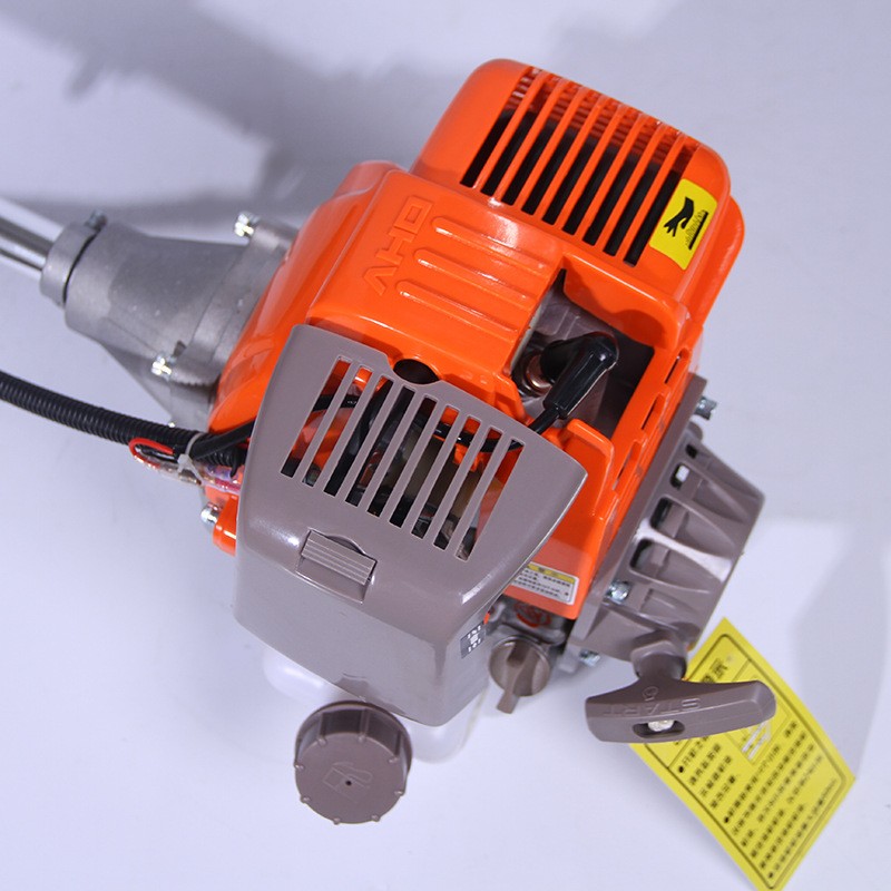 小型汽油割草机草坪打草机 直杆式多功能大棚除草机 四冲程割草机图2