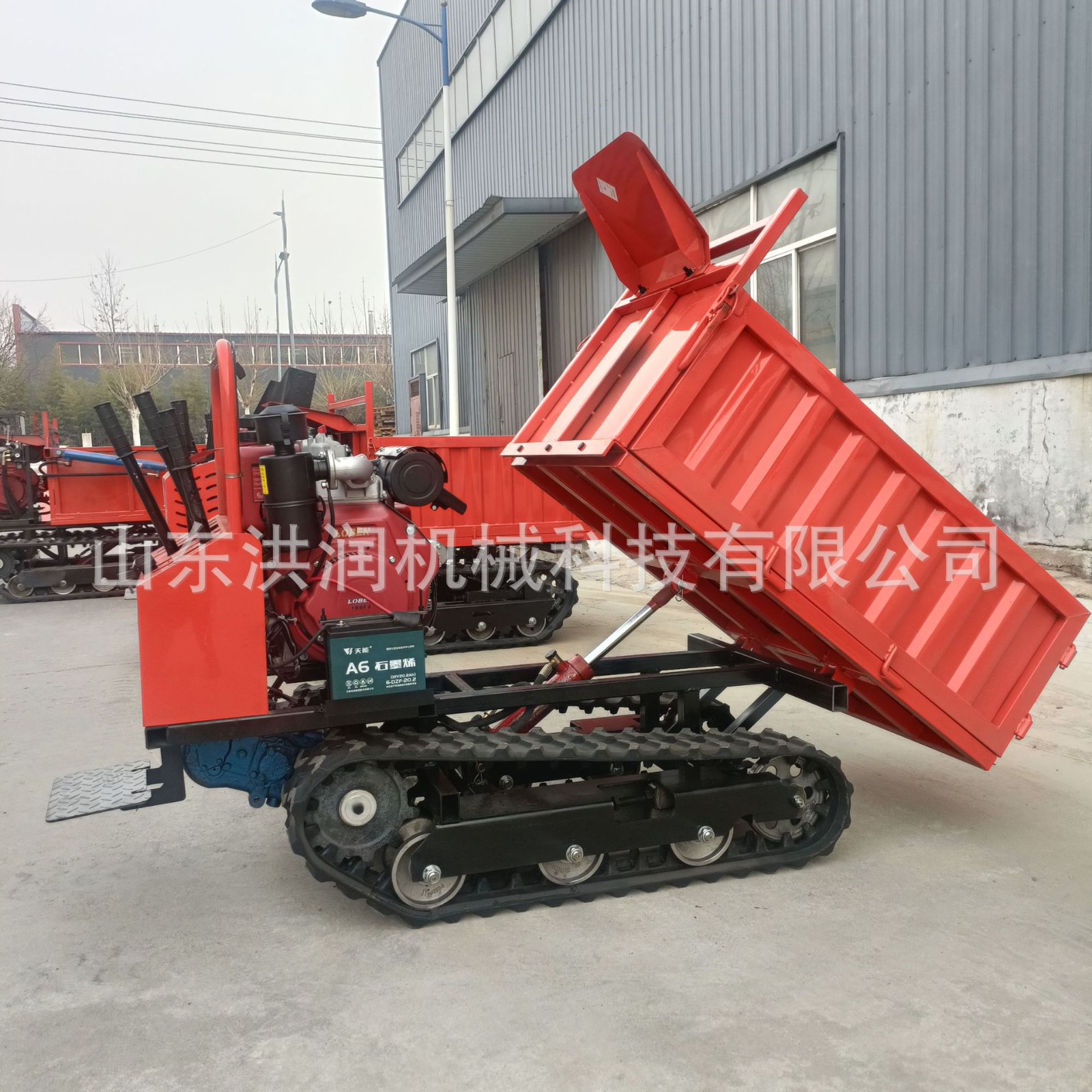 爬山虎履带式运输车山地果园全地形爬坡王农用小型柴油工程搬运车