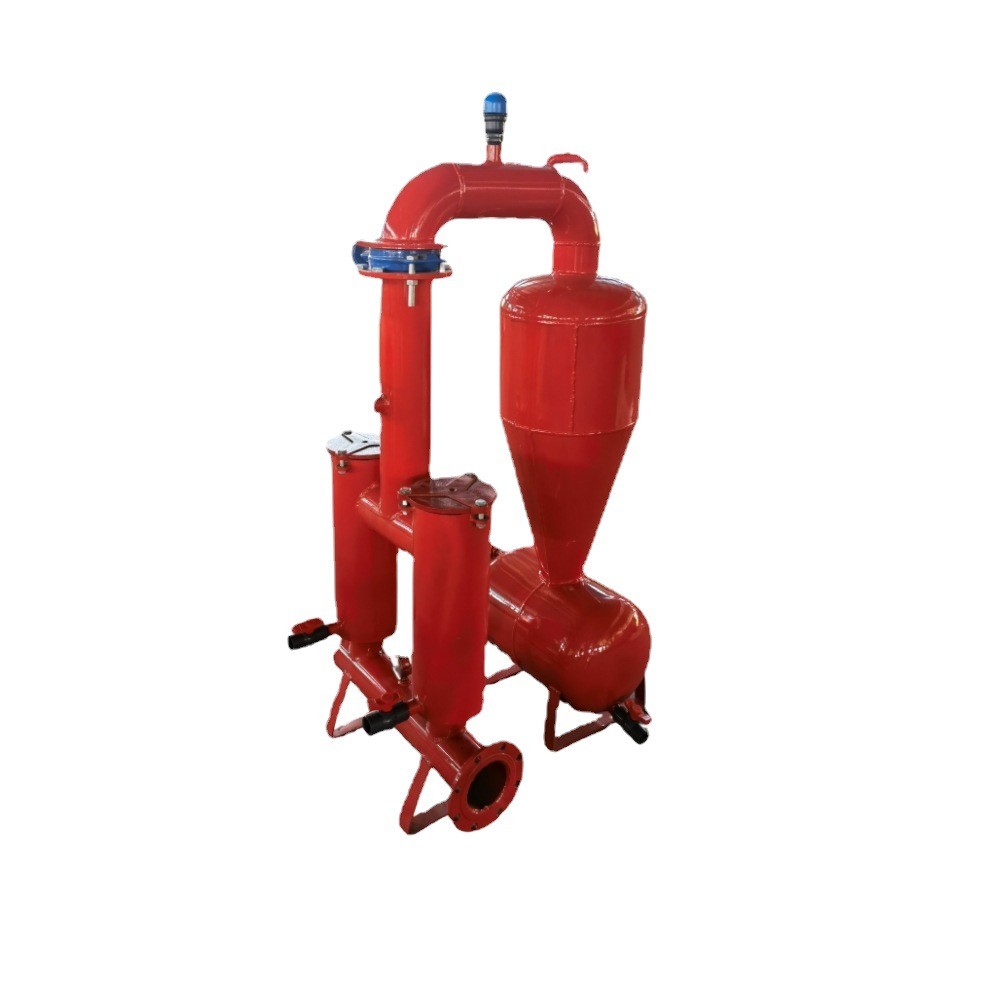 厂家定制钢体离心网式过滤器 滴灌微喷灌大棚果树农用除沙过滤器图2