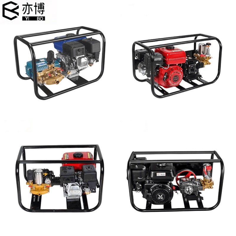 170F高压四冲程汽油打药机自吸农用园林山地果树三缸柱塞泵喷雾器