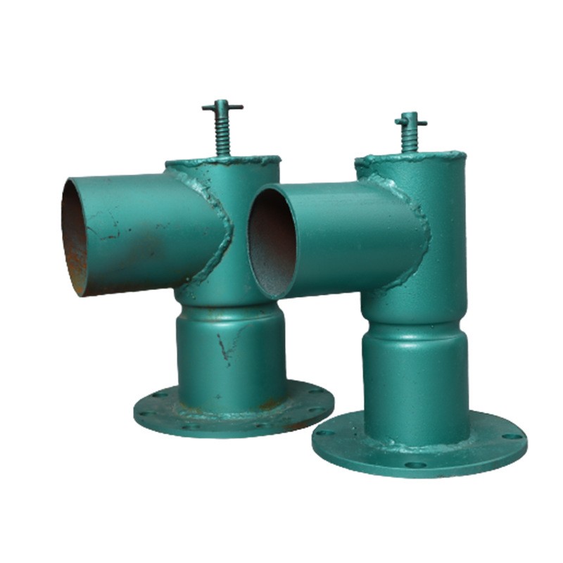钢制出水口 农田灌溉园林园艺给水栓 3寸90法兰盘式钢制出水栓图5