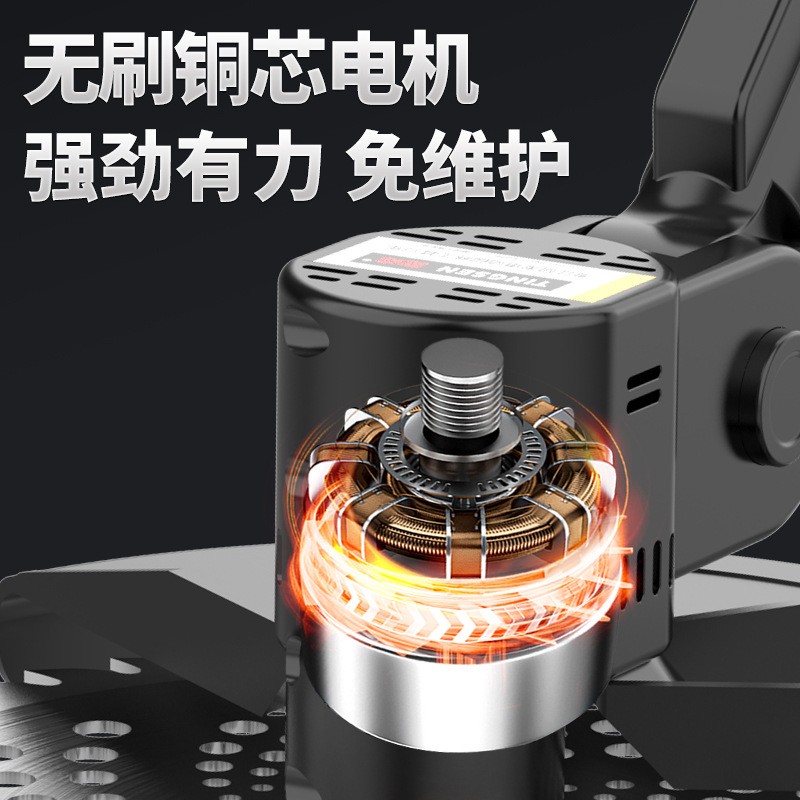 电动割草机小型家用除草机手持锂电打草机多功能充电式割草机图2