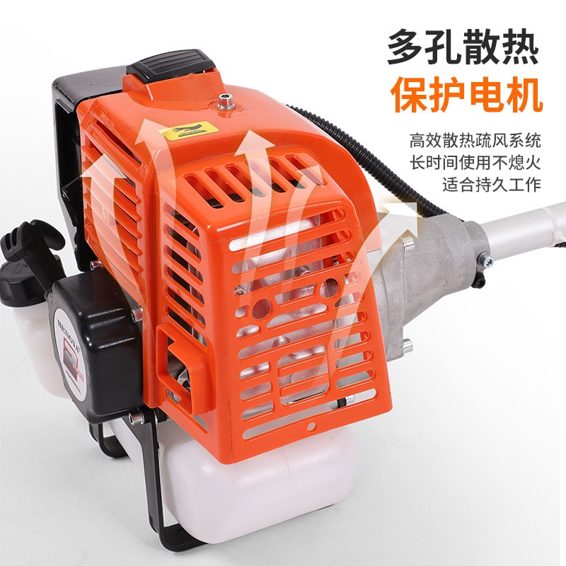 冠军款便型大功率多功能割草机侧挂小型除草开荒农用汽油割灌机图4