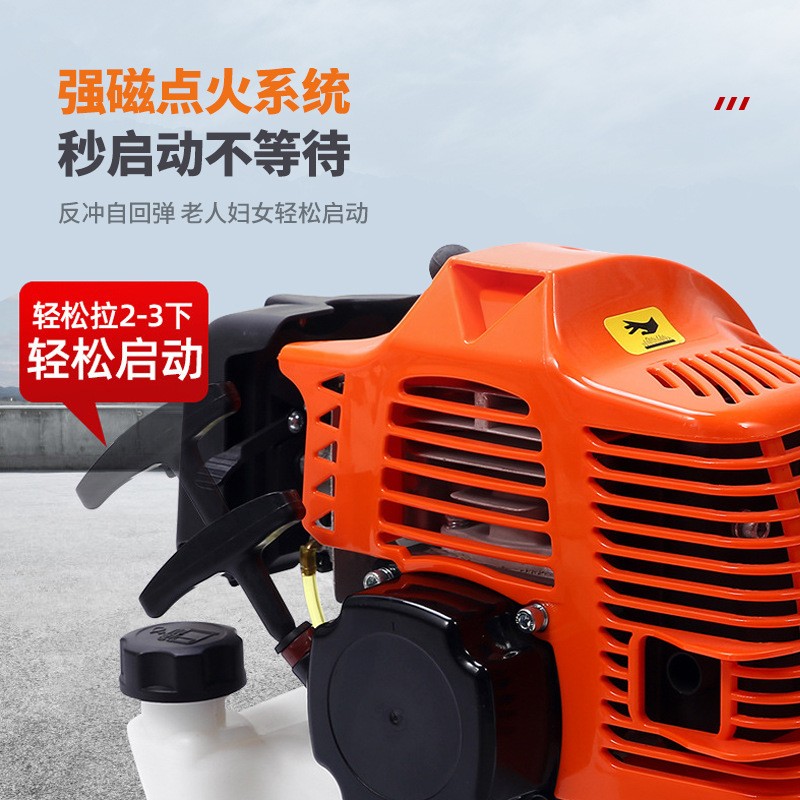 三菱款多功能便捷式2冲程侧挂式农用机械割草机省油园林割草机图3