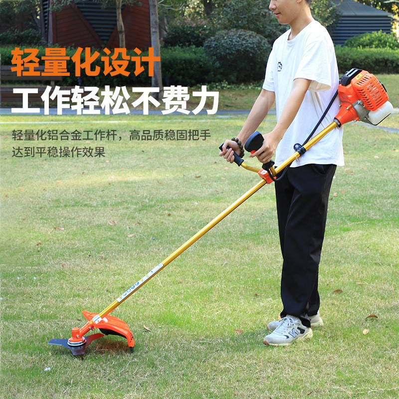 三菱款多功能便捷式2冲程侧挂式农用机械割草机省油园林割草机图4